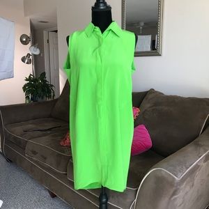 Rare MaxMara by SportMax Green Silk Top/Dr…